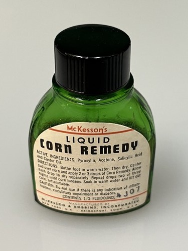 Antique mckesson liquid corn - mckesson's,